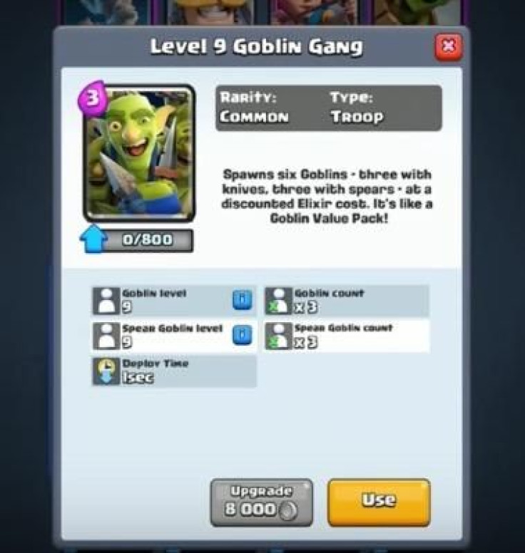 New Clash Royale Card: Goblin Gang