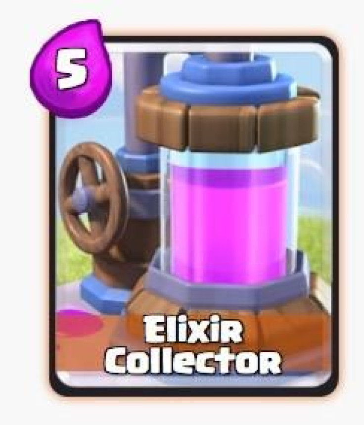 The elixir collector is the only Clash Royale card receiving a downgrade in the upcoming balance changes.