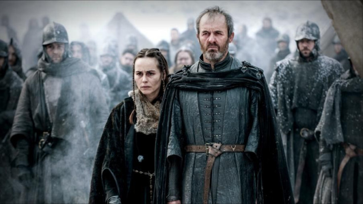 Stannis may be down and out in the show, but this happy couple is still going strong in the books.