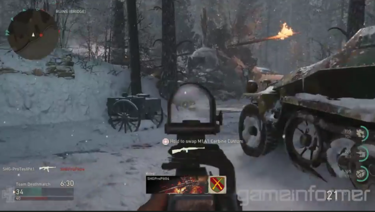 Ardennes Forest opens things up with snow and plenty of sniping spots.