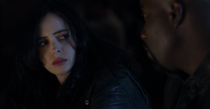 Luke Cage goes to check on Jessica Jones at the end of The Defenders. 