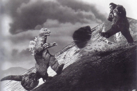 Kong gets the high ground in 1962's King Kong vs. Godzilla.