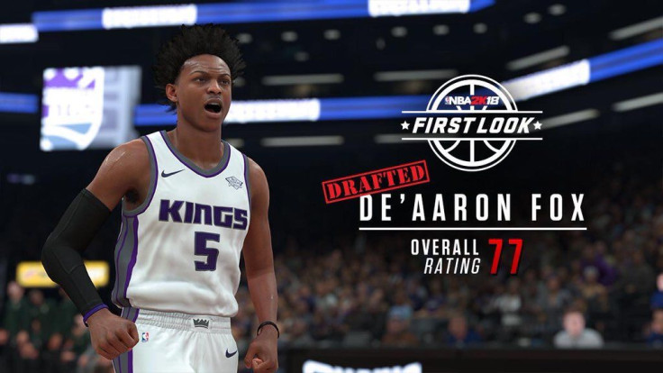 NBA 2K18 has rated Kings prospect De’Aaron Fox with a starter overall of 77, and that’s a respectable number. It could increase with roster updates in the future. NBA 2K18 comes to PS4, Xbox One, Switch and PC Sept. 19.