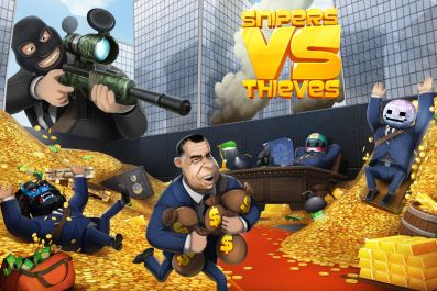 Sniper vs. Thieves is a new mobile multi-player game that lets you gang up or fly solo. Find out why you should make it your next mobile pastime.