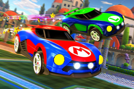 The Mario and Luigi-themed cars coming to Rocket League on Switch