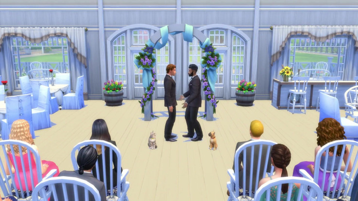 The Sims 4: Cats & Dogs includes this preset couple featured in the trailer.