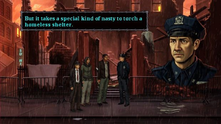 Talking with New York's finest in Unavowed. 