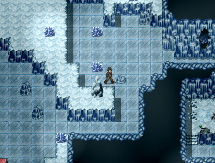 An icy puzzle environment in Vidar