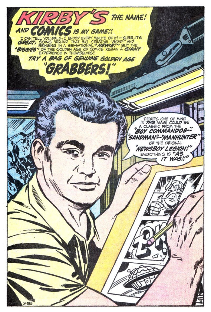 Jack Kirby's self portrait.