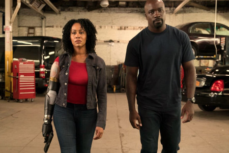 Misty Knight with her new arm in Luke Cage Season 2. 