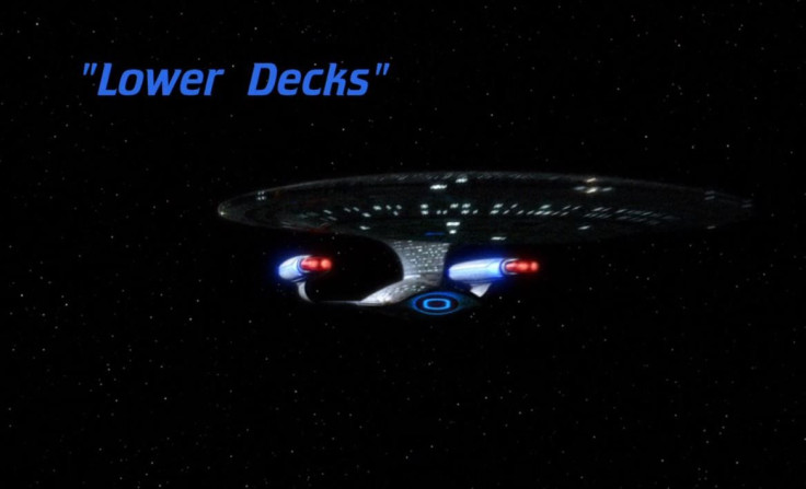 Star Trek: The Next Generation Season 7 episode "Lower Decks" follows four junior officers angling for promotion.