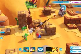 Mario and friends tackle a whole new genre: turn-based tactics. Find out how in our interview with Mario+Rabbids Kingdom Battle director Davide Soliani.