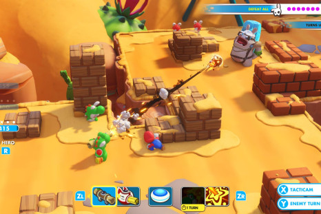 Mario and friends tackle a whole new genre: turn-based tactics. Find out how in our interview with Mario+Rabbids Kingdom Battle director Davide Soliani.