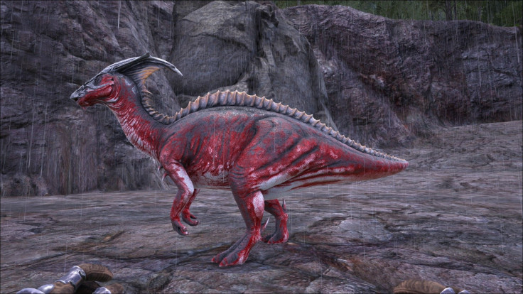 The Parasaur is your first option in terms of rideable Dinos.