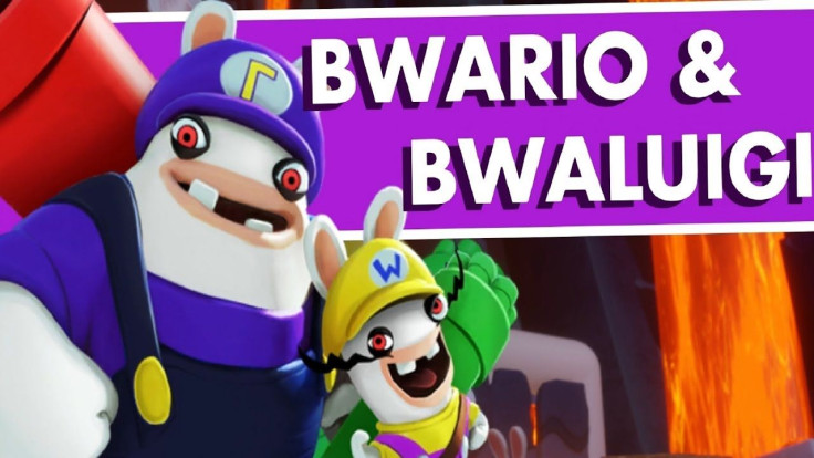 Bwario and Bwaluigi from Mario+Rabbids Kingdom Battle.