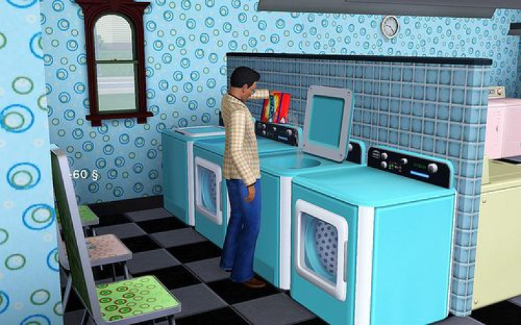 Laundry in The Sims 3. 