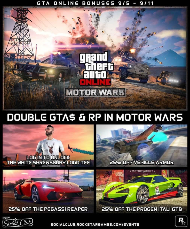All the exciting events happening this week in GTA Online.