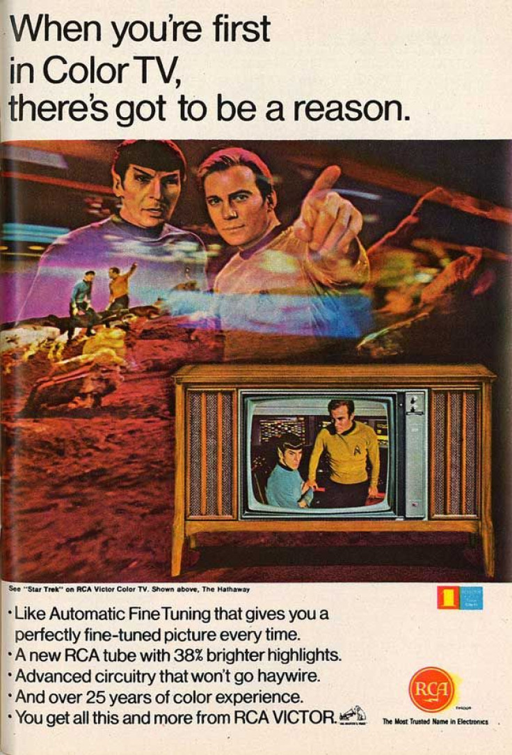 Star Trek selling color TVs.