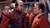 High Chancellor Gorkon and Captain Kirk in Star Trek VI.