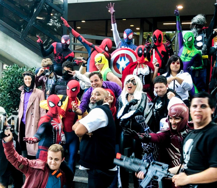 This NJ Transit bus driver loves cosplay so much, he stopped for a photo. 