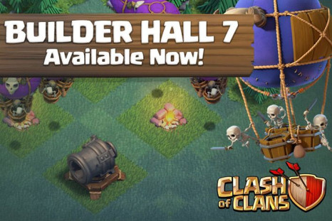 Clash Of Clans Builder Hall 7 update has been released, and it adds the Drop Ship and Giant Cannon to the game. Wars matchmaking has also been tweaked for accuracy. Clash Of Clans is available on Android and iOS. 