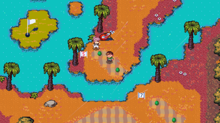 One of the many locations to play golf in Golf Story