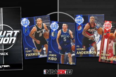 NBA 2K18 has a new Court Vision pack in MyTeam, and it adds 11 players with great play-selection skills. Pack prices are the same as 2K17. NBA 2K18 is available on PS4, Xbox One, Switch and PC.
