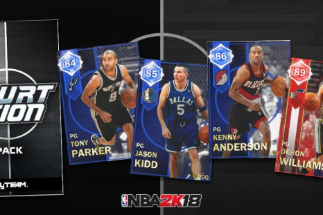 NBA 2K18 has a new Court Vision pack in MyTeam, and it adds 11 players with great play-selection skills. Pack prices are the same as 2K17. NBA 2K18 is available on PS4, Xbox One, Switch and PC.