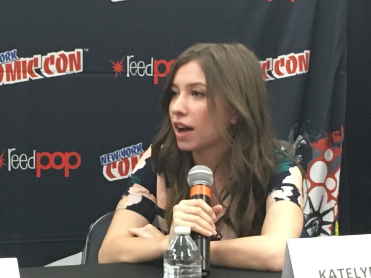 Katelyn Nacon at The Walking Dead NYCC press conference.