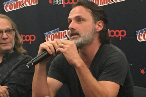 Andrew Lincoln at The Walking Dead NYCC press conference.