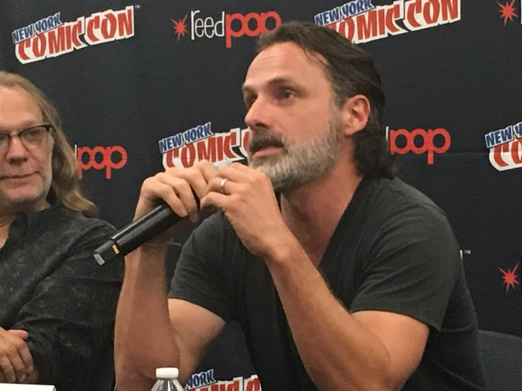 Andrew Lincoln at The Walking Dead NYCC press conference.