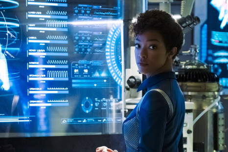 Michael Burnham studies the mysterious tardigrade in "The Butcher’s Knife Cares Not for the Lamb’s Cry."
