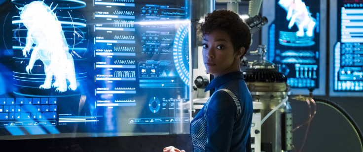 Michael Burnham studies the mysterious tardigrade in "The Butcher’s Knife Cares Not for the Lamb’s Cry."