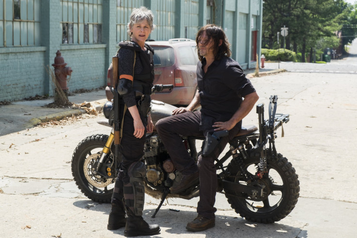 Carol and Daryl share a sweet moment.