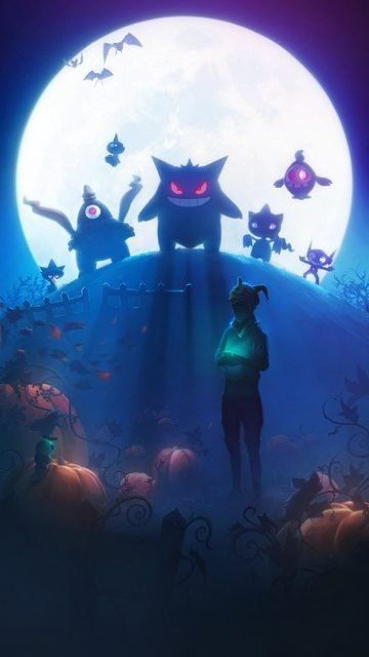 The supposed load screen for the Pokemon Go Halloween 2017 event. 