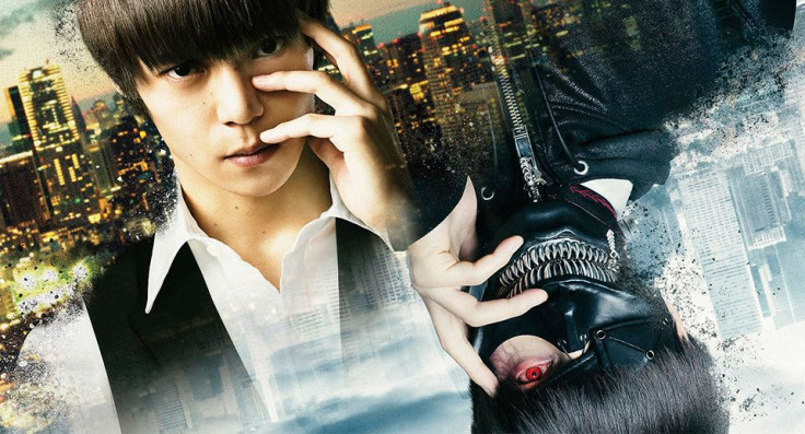The poster for the live-action Tokyo Ghoul movie.