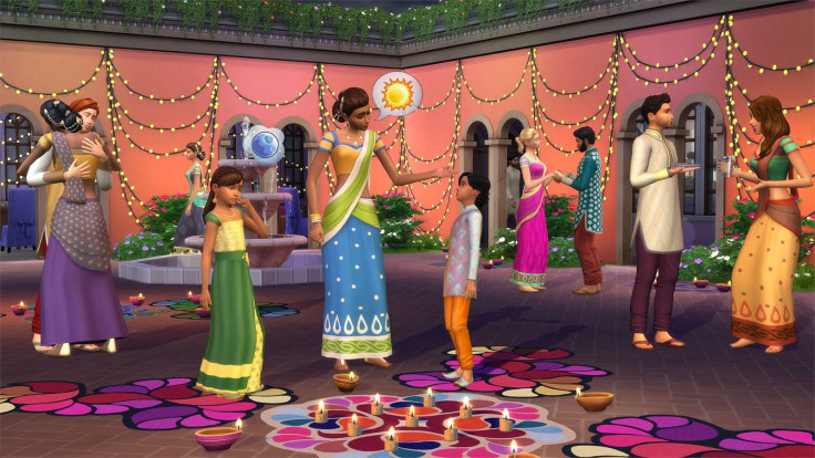 Get ready for Diwali with decor and clothing from the Sims 4 Holiday Celebration update.