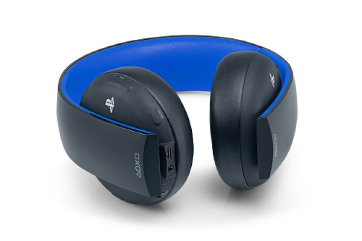 The Gold PS4 wireless headphones