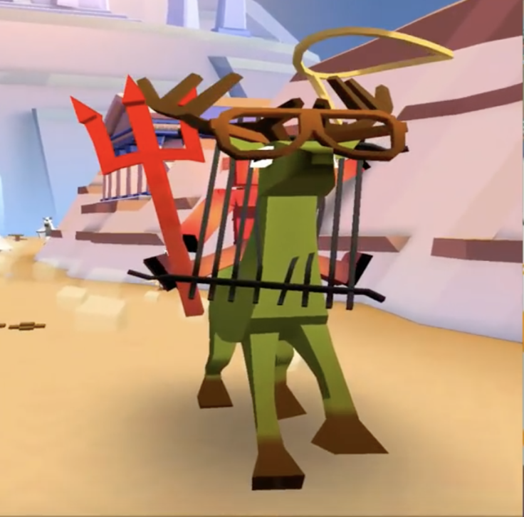 "Hindsight" is one of five new secret animals added to Rodeo Stampede in the Mount Olympus update.