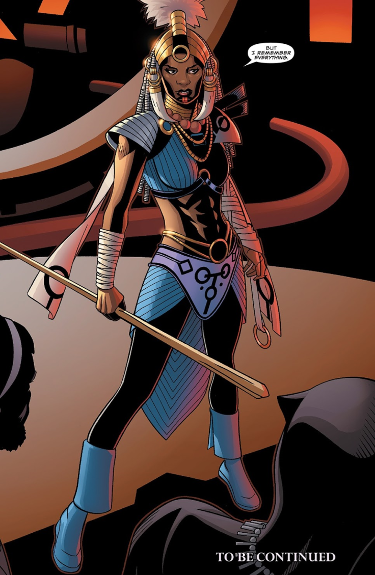 Shuri returns from the Djalia in Black Panther (2016) #9.
