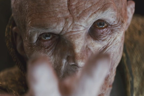 Supreme Leader Snoke in Star Wars: The Last Jedi.