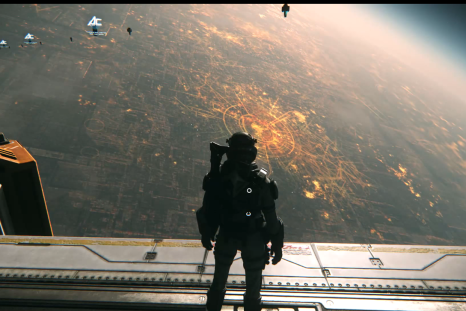 Star Citizen fans got to see new ships and procedural cities at CitizenCon. This is a view from a space station above ArcCorp. Star Citizen is available for backers on PC. 