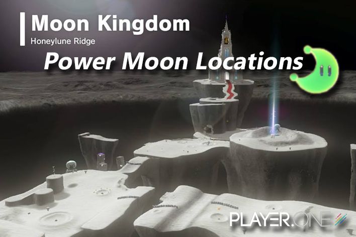 Super Mario Odyssey Moon Kingdom Power Moon Locations