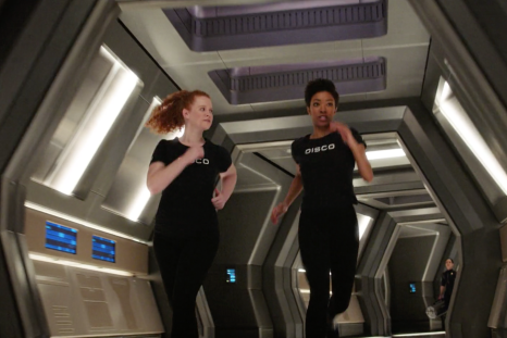 Tilly and Burnham jog in Star Trek: Discovery episode "Lethe."