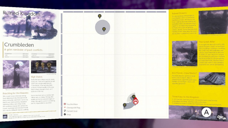 The Moon Rock locations for the Ruined Kingdom