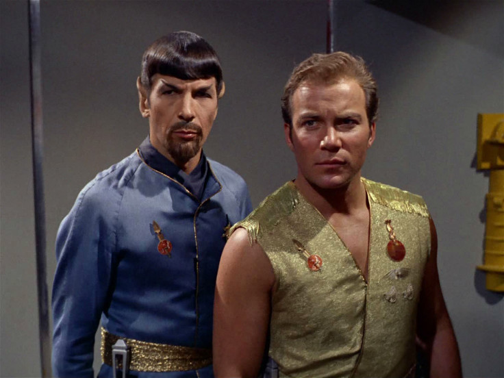 Spock and Kirk in the first Mirror Universe episode, "Mirror, Mirror."