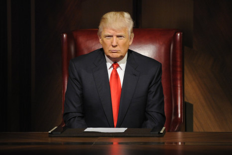 Donald Trump in the Season 13 finale of The Apprentice, probably right before or after commenting on someone's tits.