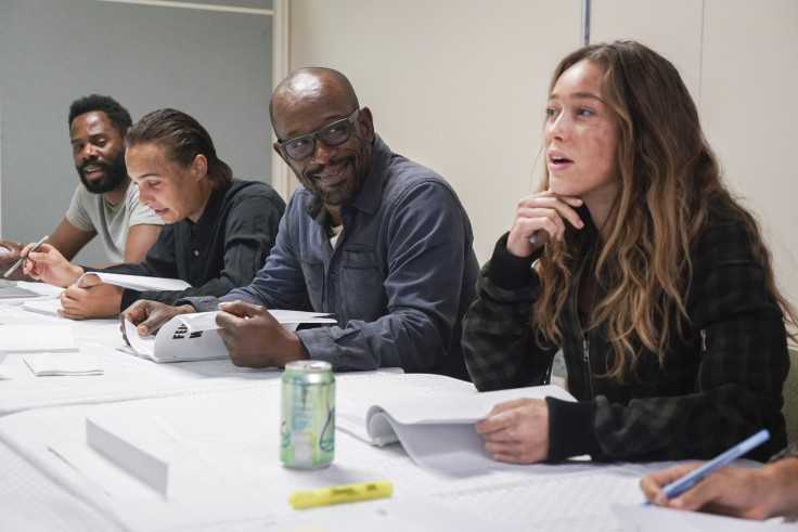 Lennie James at the Fear The Walking Dead table read.