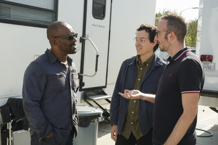 Lennie James on the Fear The Walking Dead set.