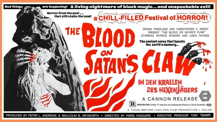British quad poster for The Blood on Satan's Claw.